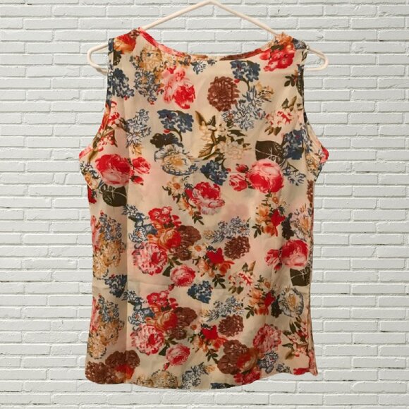 LIVA GIRL Sleeveless Floral Cami Top / Blouse (NWT) - Picture 2 of 3
